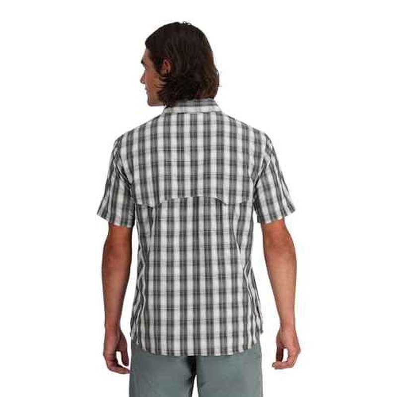 Simms Fishing Products Men's Big Sky Vented Fishing Shirt, Short Sleeve 50+ UPF Top