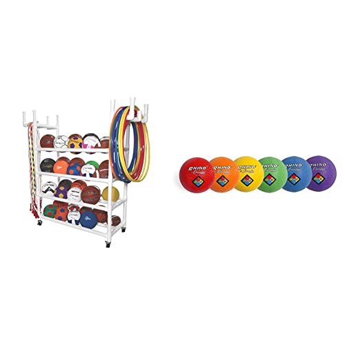 Champion Sports Playground Ball and Equipment Storage Bundle