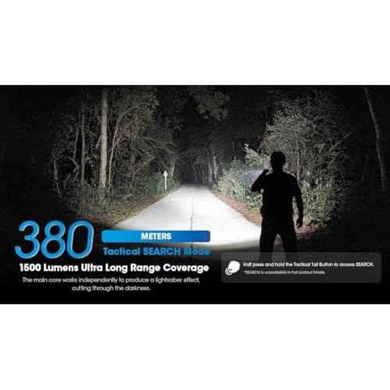 Nitecore EDC31 EDC31 Compact EDC Flashlight -3,500 Lumens, 380m Beam, Rechargeable, IP68 Waterproof, 4 Brightness Modes w/ECO-Sensa USB-C Charging Cable