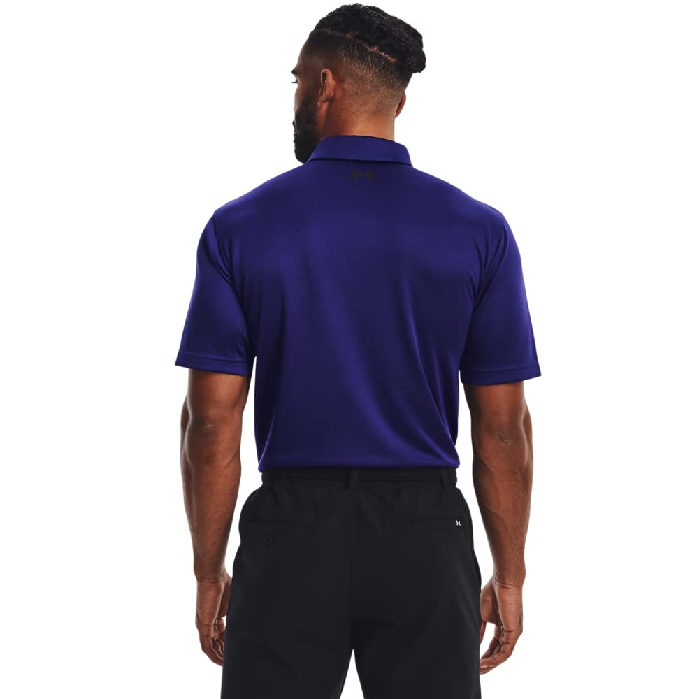 Under Armour Men's Tech Golf Polo, (468) Sonar Blue / / Black, X-Small