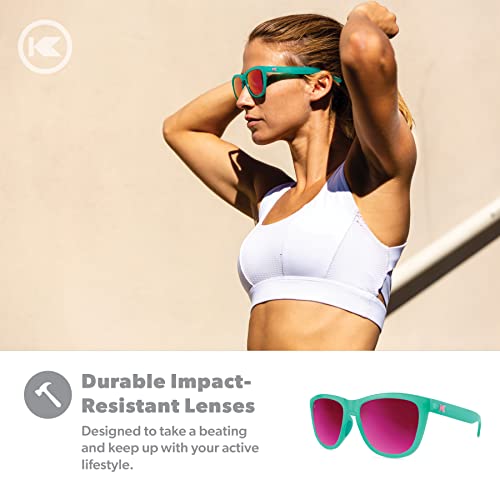 Knockaround Premiums Sport - Polarized Running Sunglasses for Women & Men - Impact Resistant Lenses & Full UV400 Protection