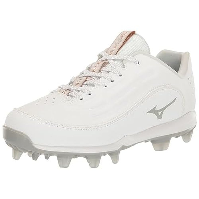 Mizuno Men's Ambition 3 Low TPU Baseball Cleats, White, 12