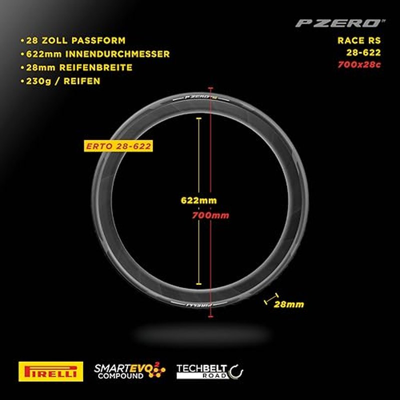 Pirelli P Zero Race Rs Tire Black, 700X28
