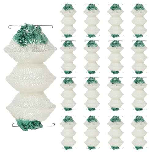 12 Pack Lantern Mantles, 3-Layer Accordion Shape Gas Lantern Mantle Gas Lamp Mantles Compatible with Coleman Lanterns Parts for Lanternes Globe Propane Lanterns Propane Lights Outdoor Camping