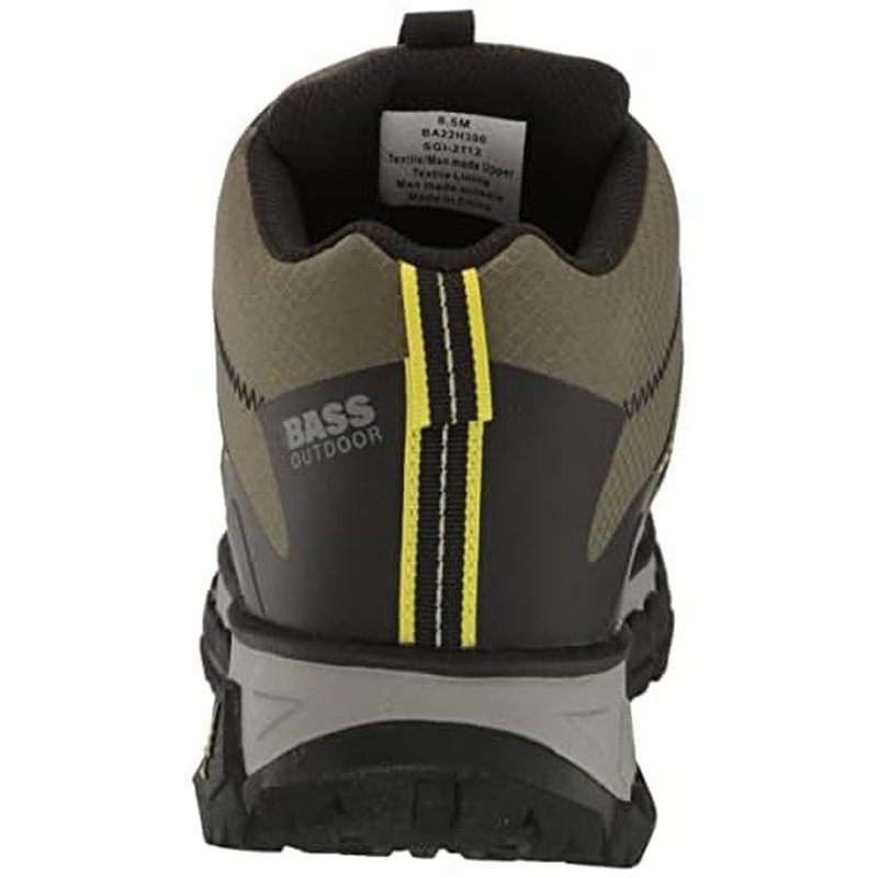 BASS OUTDOOR Men's Peak Webbing Hiker M Ankle Boot