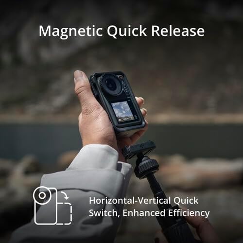 DJI Osmo Action 4 Camera Adventure Combo - 4K UHD Waterproof Vlogging Camera | Dual Screens, Stabilization, 32GB Card & Accessories