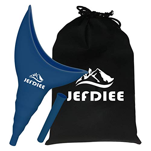 JefDiee Female Urination Device,Silicone Pee Funnel for Women,Female Urinal Women Pee Funnel Allows to Pee Standing Up, Reusable Womens Urinal is Ideal for Camping,Hiking,Outdoor Activities