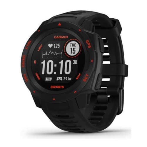 Garmin 010-02064-73 Instinct Esports Edition, GPS Gaming Smartwatch with Esports Activity Profile, Broadcast Your Stress Level and Heart Rate to Game Streams via Str3AMUP!