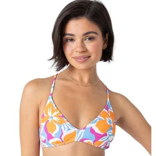 Roxy Womens Beach Classics Athletic Bikini Top