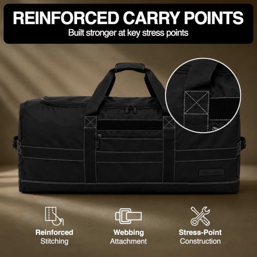 Heavy Duty Large Duffle Bag 132L Travel Gear Sports Equipment Storage