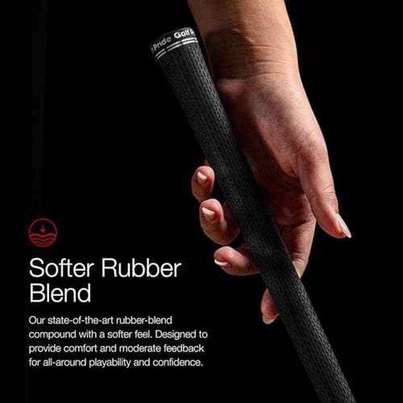Golf Pride Tour Velvet 360 Golf Grip - Durable, Comfortable Grip Set for Clubs - Features Non-Slip Technology & a Softer Feel - White