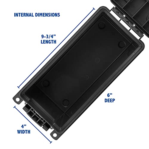 Sheffield 12629 Ammo Storage Box, Protects Hunting Gear, Survival Gear and Supplies, Water and Dust Resistant, Stackable, Made in USA