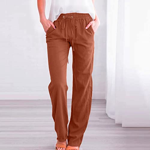 Prime of Day Deals Today 2024, Prime of Day 2024, Linen Pants Women, Womens Linen Pants, Lightweight Summer Pants Women, Linen Pants for Women, Women's Linen Pants