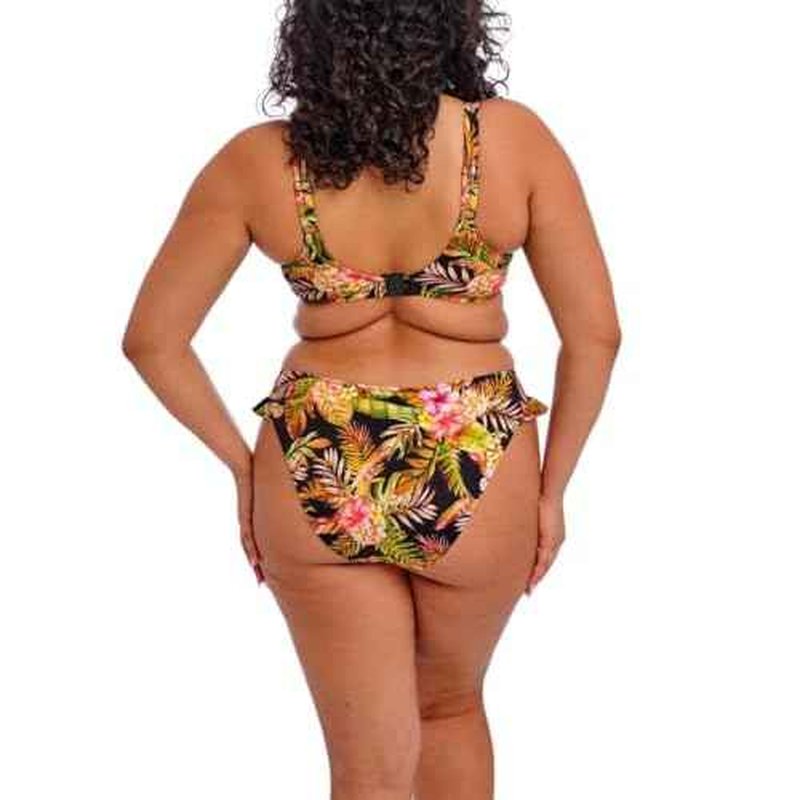 Elomi Womens Tiger Valley Uw Plunge Bikini Top