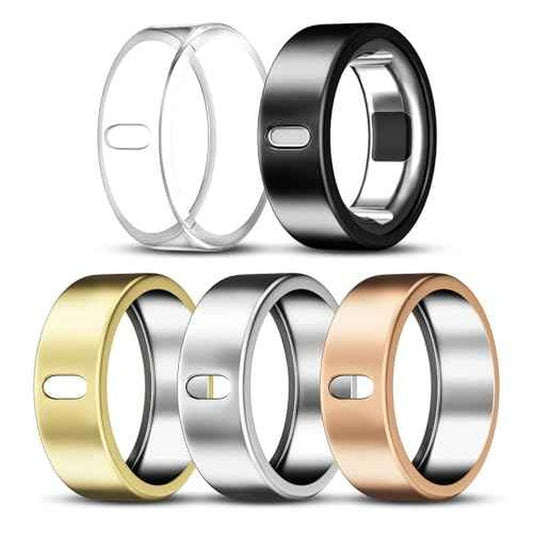 5 Pack Cover Compatible with Oura Ring Gen 4/Oura Ring Gen 3 Horizon/Heritage, Surport Charging with Cover on, Anti-Scratch TPU Protector for Oura Rings Accessories Women Men (Size 8)