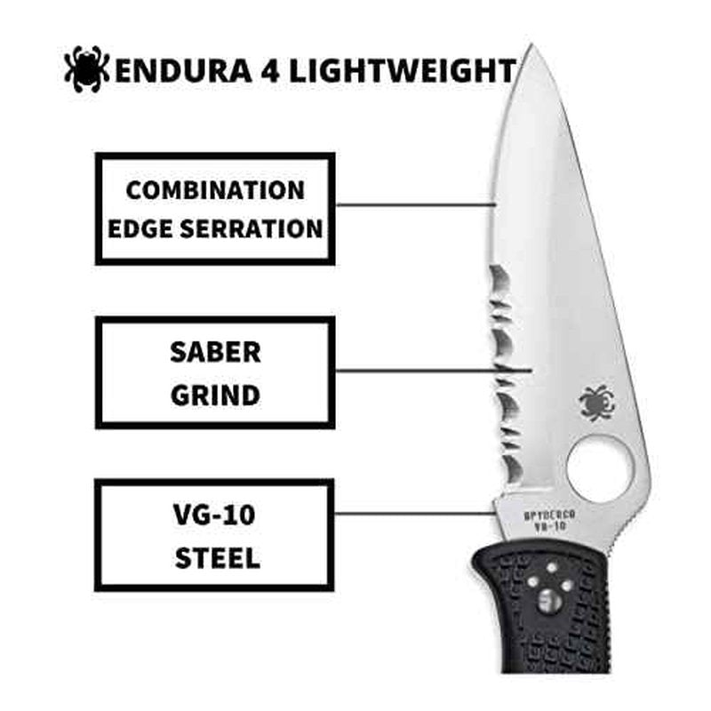 Spyderco Endura 4 Nylon COMBOEDGE