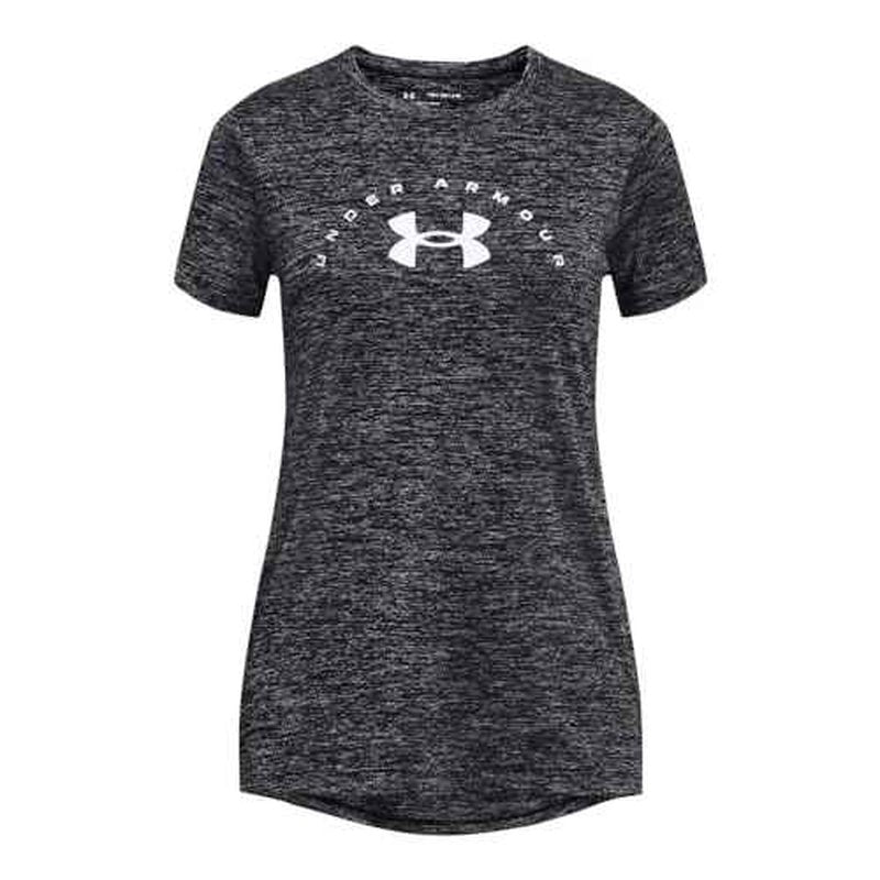 Under Armour Girls' Tech Twist Arch Big Logo Short-Sleeve Crew Neck T-Shirt