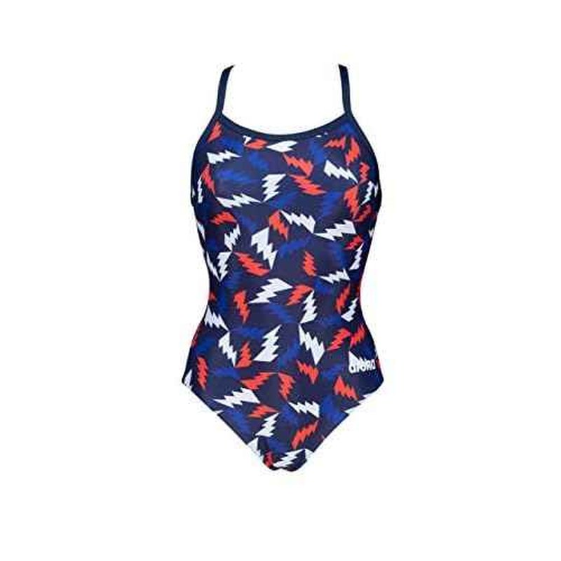 ARENA Women's Shattered Glass Light Drop Back One Piece Swimsuit
