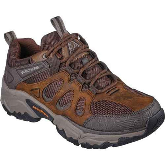 Skechers Men's Terraform-Selvin Oxford, CDB (Crazy Horse Dark Brown), 8.5 X-Wide