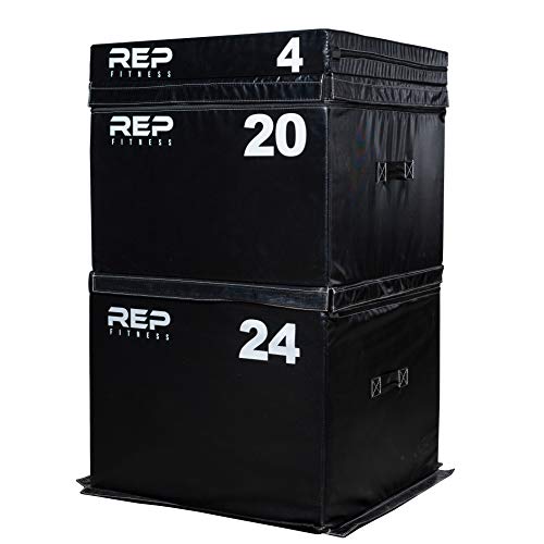 Rep Foam Soft Plyo Boxes - 4 inch, 20 inch, and 24 inch Combo Set