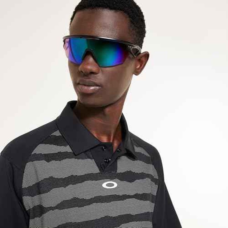 Oakley Men's C1 Wave Length Stripe Polo