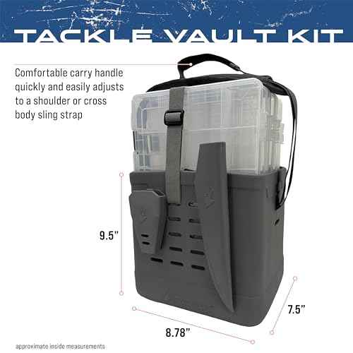 FROGG TOGGS EVA Tackle Vault, Lightweight, Customizable Fishing Tackle Bag