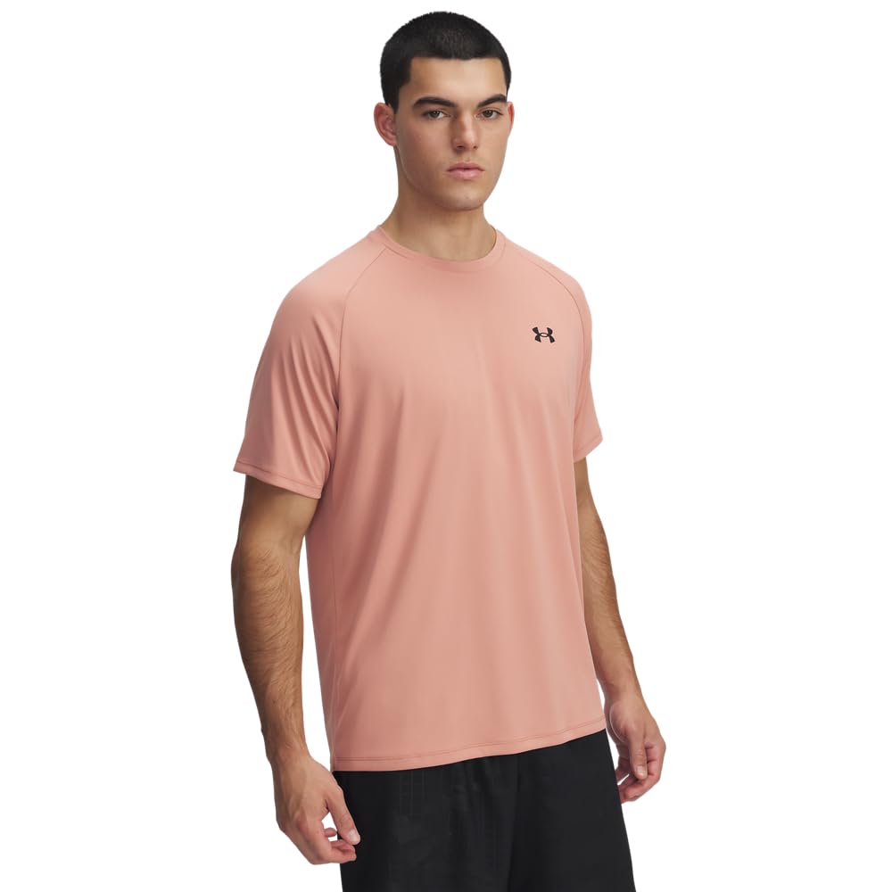 Under Armour Men's Tech 2.0 Short-Sleeve T-Shirt, (696) Canyon Pink / / Black, 4X-Large