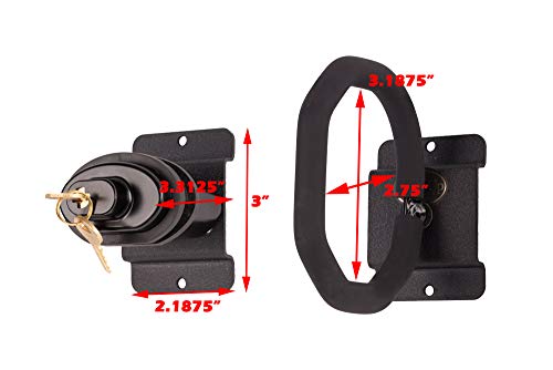 Hold Up Displays - Gun Lock Storage and Gun Hanger for Remington Ruger Winchester and More - Heavy Duty Steel - Made in USA