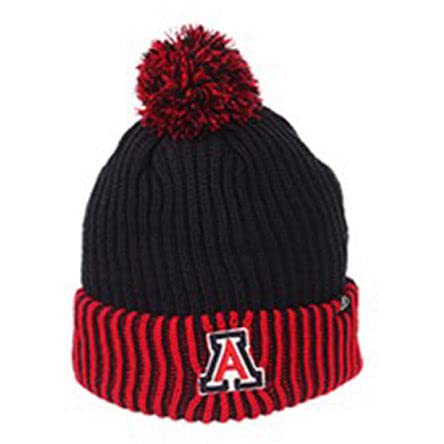 Arizona Wildcats Red Cuff Frigid Beanie Hat with POM POM - NCAA Cuffed Winter Knit Toque Cap