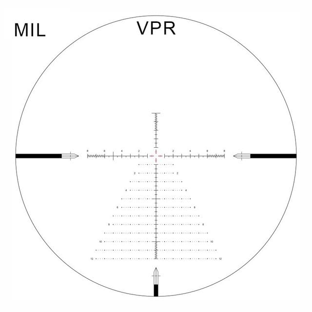 Arken Optics EPL4 6-24x50 FFP MIL VPR Illuminated Reticle with Zero Stop 30mm Tube Lightweight Rifle Scopes for Hunting