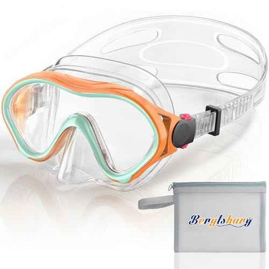 Kids Swim Goggles with Nose Cover -Diving Mask Leak-Proof Design for Boys Girls Ages 5-15 | Anti-Fog & UV Protection Swimming Glasses
