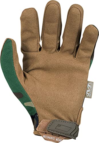 Mechanix Wear - Original Woodland Camo Tactical Gloves (Small, Camouflage)