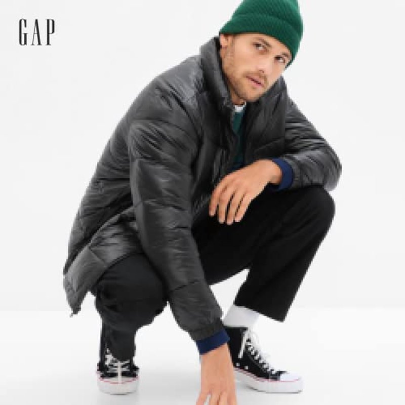 GAP mens Midweight Puffer Jacket Coat