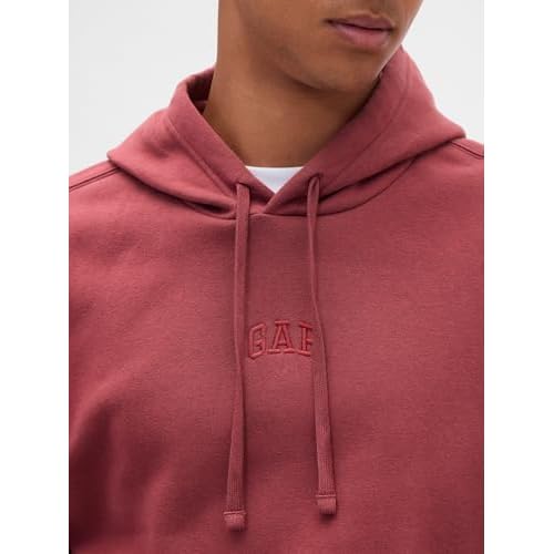 GAP Men's Mini Logo Relaxed Pullover Hoodie