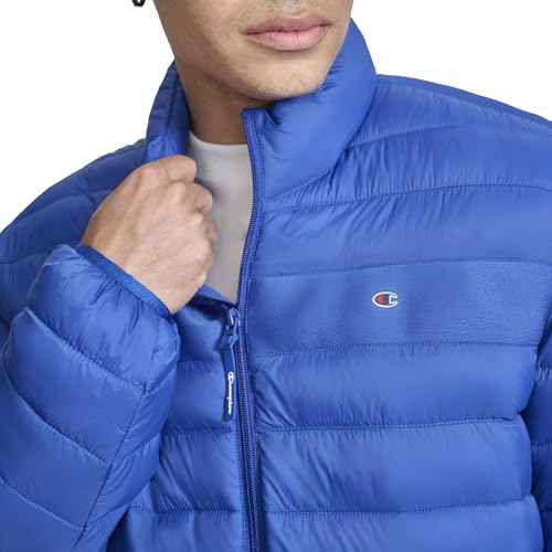 Champion mens Lightweight Packable Puffer Jacket