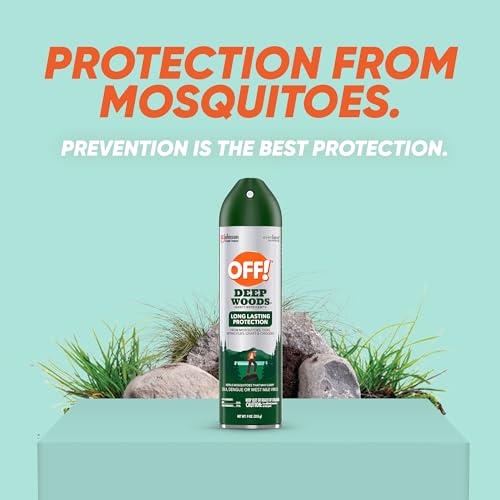 OFF! Deep Woods Insect Repellent Aerosol, Bug Spray with Long Lasting Protection from Mosquitoes, 9 oz