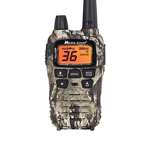 Midland¢ç - T75VP3 - 36 Channel FRS Two-Way Radio - Long Range Walkie Talkie, 121 Privacy Codes, & NOAA Weather Scan + Alert - Mossy Oak Camo - Set of 2