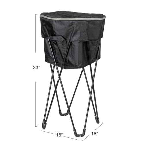 Household Essentials Thermal Standing Cooler with Travel Bag, Heavy-Duty Polyester,