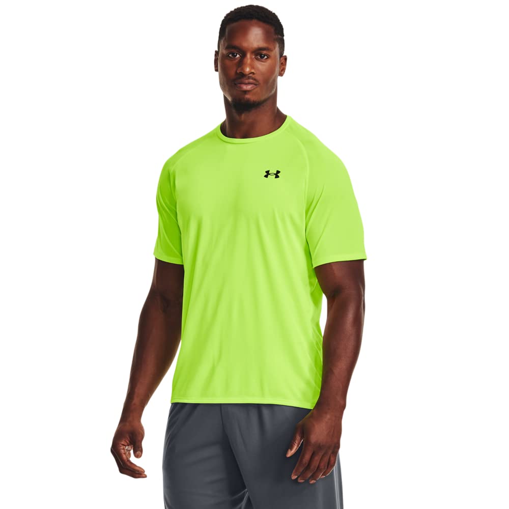 Under Armour Men's Tech 2.0 Short-Sleeve T-Shirt, (369) Lime Surge / / Black, 4X-Large Tall