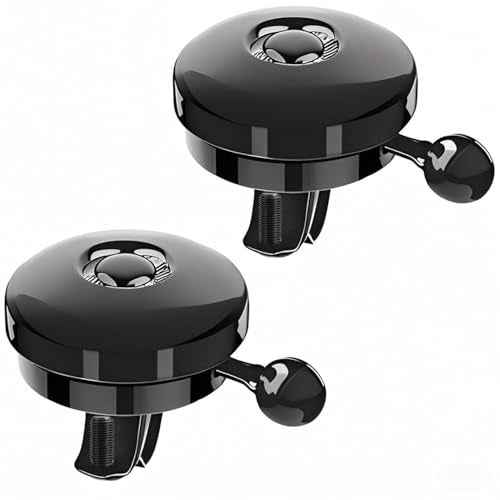 Bike Bells Fully Metal 2 Pack Cycling Horns, Loud Ringing Sound, Easy Installation, Bicycle Accessories