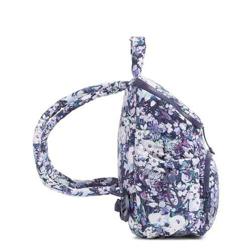Vera Bradley Featherweight Backpack, Artist's Garden Purple, One Size