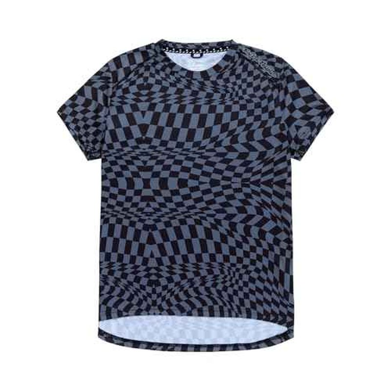 Troy Lee Designs - Womens Lilium SS Jersey; Twisted Checkers Black LG