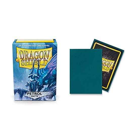 5 Packs Dragon Shield Matte Petrol Standard Size 100 ct Card Sleeves Value Bundle!