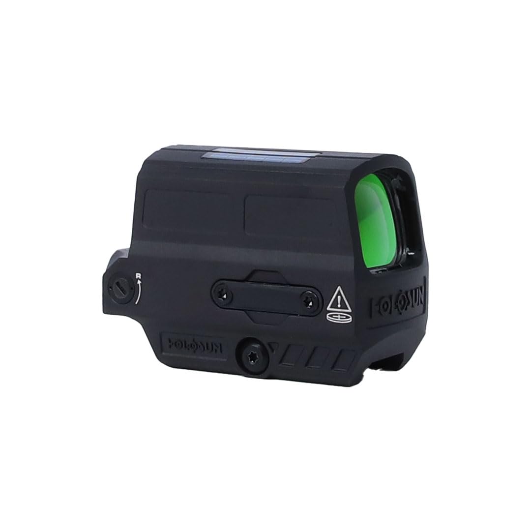 Holosun HS512C Multi-Reticle Circle Dot Enclosed Reflex Sight w/Solar Failsafe and Shake Awake, Designed for Rifle and Carbine, 2 MOA Dot