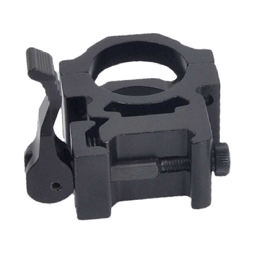 Calitte 25mm Quick Release Torch Fixed Holder Flashlight Mount Clamp with Stainless Steel Screws