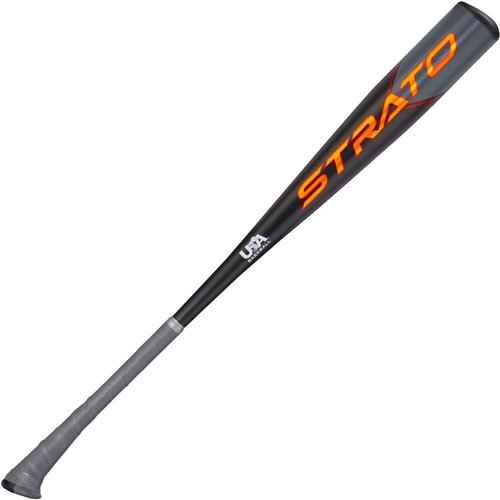 Axe Bat 2023 Strato (-10, 2-5/8") USA Baseball Bat, 1-Piece Alloy, Black/Grey/Copper (31" / 21 oz.)