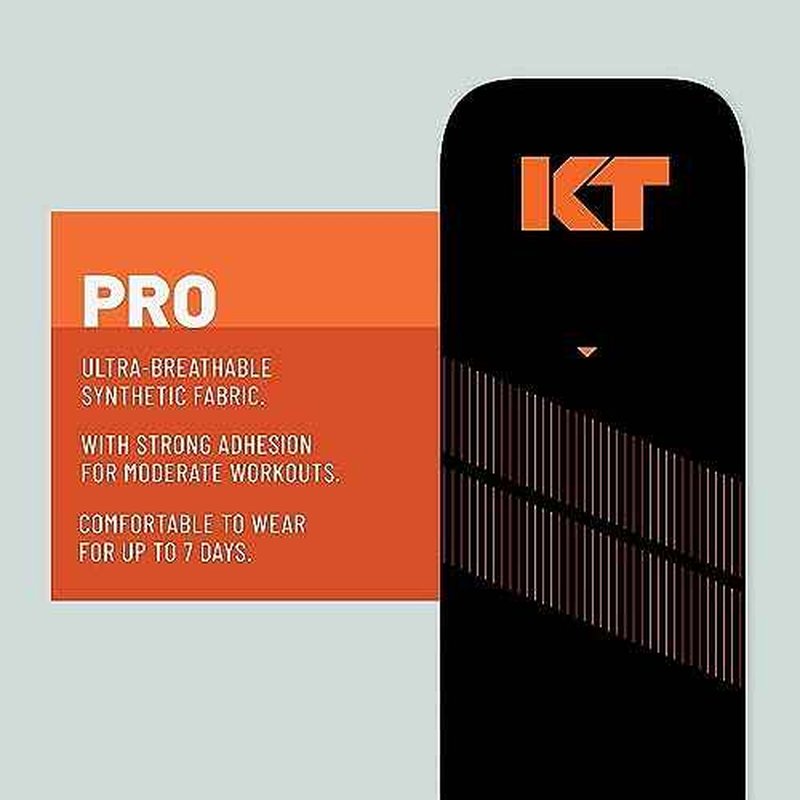 KT Tape, PRO Synthetic Elastic Kinesiology Athletic Tape, 150 Count, 10¡± Precut Strips, Sonic Blue