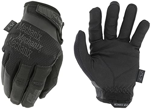 Mechanix Wear: Tactical Specialty 0.5mm High-Dexterity Work Gloves with Secure Fit and Precision Feel, Tactical Gloves for Airsoft, Paintball, Utility Use, Gloves for Men (Black, Large)