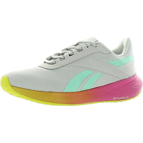 Reebok Women's Energen Plus Running Shoe, Pure Grey/Hint Mint/Atomic Pink, 10