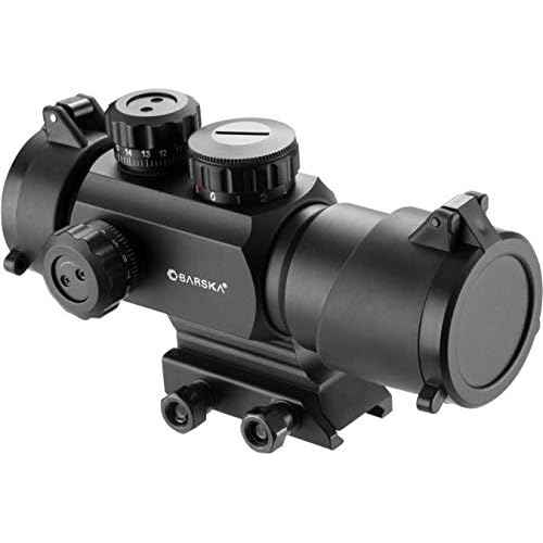 Barska Red Dot Sight ? Compact Reflex Optic Scope with Adjustable Brightness for Rifles, Shotguns, Handguns, and Crossbows
